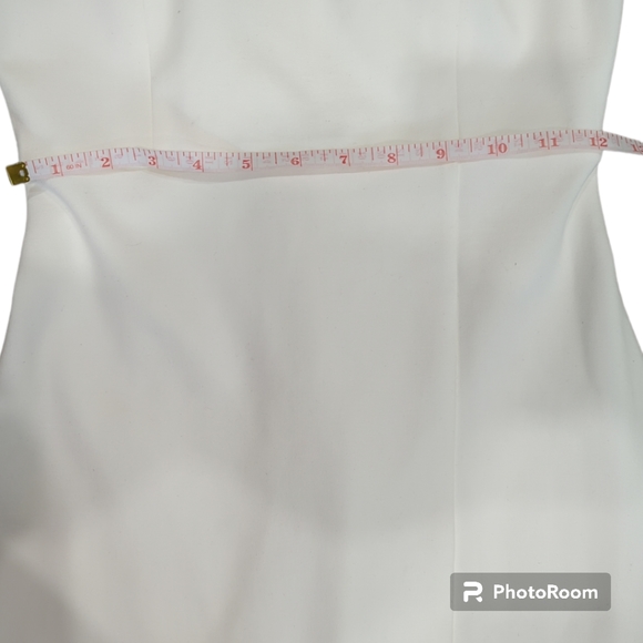 Ivory Off-Shoulder Mini-Dress - Picture 4 of 6